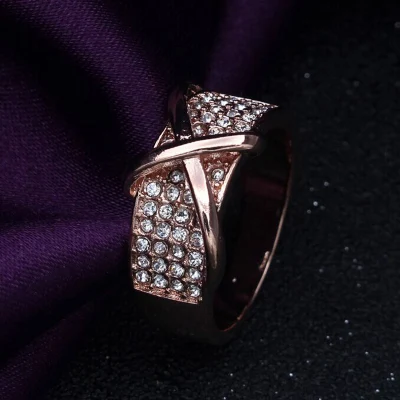 Anello da dito dei gioielli di moda dell'argento sterlina dell'OEM 925 per le donne (CFSVFR007)
